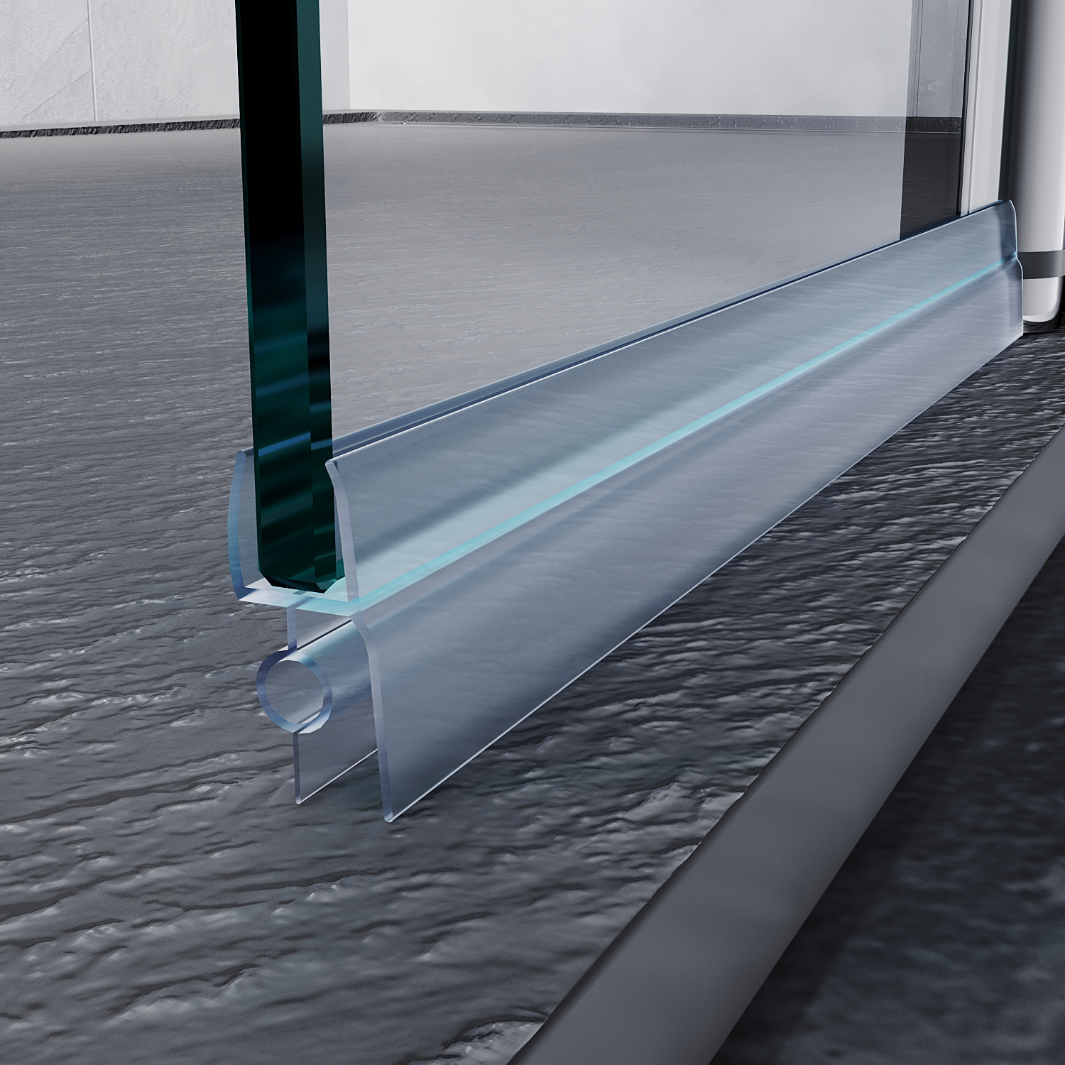 Bande De Porte De Douche Häfele - Pour Verre De 8 à 12 Mm - En Laiton, Installation Facile