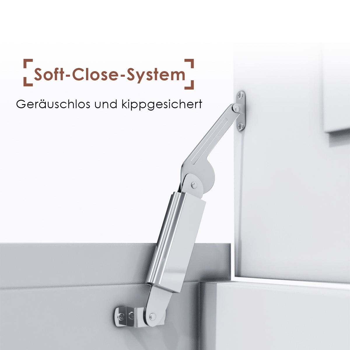 Bild 6 - Schminktisch mit Spiegel Hocker Frisiertisch set mit 3 Schubladen aus Massivholz